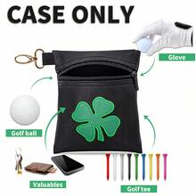 1PC Four-Leaf Clover Zipper Bag Golf Valuables Bag. This Portable Bag Is Perfect For Storing Golf Balls And Is A Versatile Accessory Suitable For Both Men And Women. Ideal Not Only For Golfers But Also As A Great Gift Choice. - Multicolor - View 10