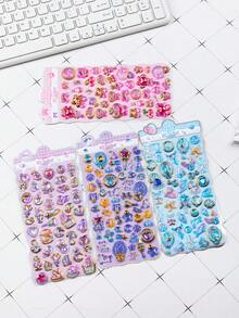 彩色 3D 環氧樹脂貼紙 - 可愛動物 - 防水、可重複使用、可重新定位、自黏式、高品質樹脂 - 完美用於裝飾智慧型手機、手機殼、筆記本電腦、桌面、平板電腦、文具、筆記本、日記本、計畫本、剪貼簿、馬克杯、水瓶、冰箱、禮物包裝、DIY 裝飾 - 多色[款式/包裝隨機] - 查看 9