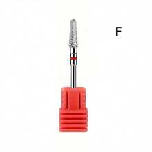 1/5pcs Tungsten Carbide Cone-Shaped Nail Drill Bit - High-Precision Cuticle Remover For Electric Nail File And Cuticle Cleaning Tools - Durable And Long-Lasting - Multicolor - View 5