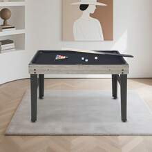 Mesa de juegos 10 en 1, mesa multijuegos 10 en 1, mesa multifuncional - Gris - Ver 8