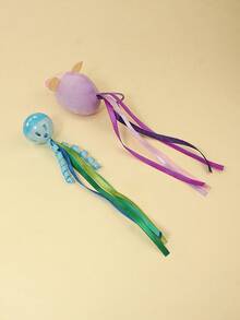 PAQUETE DE VALOR DE JUGUETES PARA GATOS RATÓN Y PELOTA - Multicolor - Ver 6