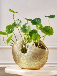 Textured Resin Vase And Flower Pot, This Artistic Irregularly Shaped Resin Flower Pot Is Perfect For Displaying Small Plants Or Stems On Coffee Tables, Office Desks Or Windowsills. Ideal For Adding A Minimalist Natural Touch To Modern Living Spaces And Offices. - Multicolor - View 13