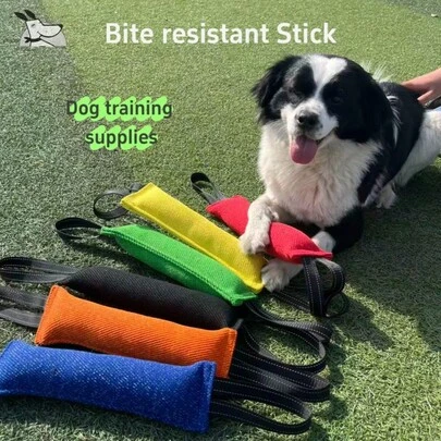 Durable Chew Stick For Dog Training, Interactive Tug Toy For Dogs, Teeth Cleaning & Energy Release Pet Supplies