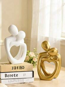 Creative Couple Decor, Suitable For Modern Home Decoration Such As Living Room, Desk, Bedside Cabinet. Desktop Ornament, Carefully Selected Small Gift, Anniversary Gift For Mom, Birthday/Valentine's Day Gift For Girlfriend, Home Decor, Graduation Gift - Multicolor 4 - View 3