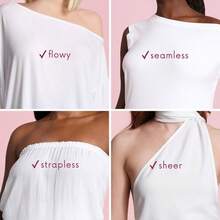 WSELIY Body Grippy Not Sticky Seamless Covers, ReusableSelf Adhesive Icky Circle Nipple Covers, NonAdhesive Nipple Covers For Women - Một kích cỡ phù hợp cho tất cả - Xem 6