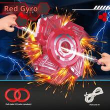 1pc Colorful Sparkle ABS Plastic Pull-String Spinning Top Battle Finger Spinner Toy For Teens Leisure Stress Relief Interactive Game - Multicolor - View 6