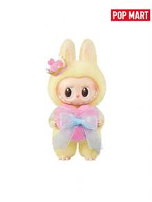 POP MART LABUBU 毛绒玩具，一款手捧爱心的可爱毛绒玩具，非常适合作为桌面装饰或生日礼物。 - 黃色 - 查看 2