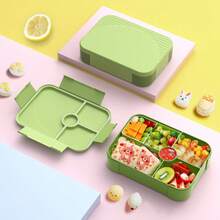 Multi-Compartment Bento Box, Leak-Proof Portable Food Container, Large Capacity Reusable Lunch Box Suitable For Travel, Picnic, Office - 1 Item - View 16