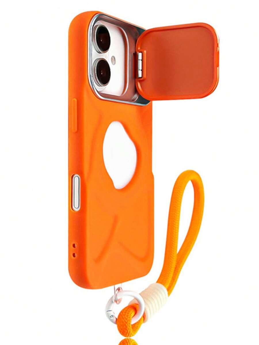 Ốp lưng điện thoại sang trọng với thiết kế gợn sóng bất thường, khoét rỗng logo và khung bảo vệ ống kính, kèm dây đeo, tương thích với iPhone 17 Pro Max, 17 Pro, 17, 16 Pro Max, 16 Pro, 16, 15 Pro Max, 15 Pro Max, 15 Pro, 14 Pro Max, 14 Pro, 14, 13 Pro Max, 13 Pro, 13, 12 Pro Max, 12 Pro, 12. Ốp bảo vệ camera bằng chất liệu mềm mại, chống sốc.