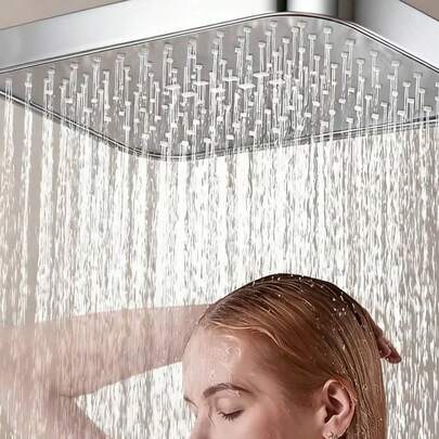 Bộ 2 vòi sen tắm đứng áp lực cao hình vuông với hiệu ứng thác nước 11,8 inch. Vòi sen gắn tường đa chức năng này được làm từ nhựa bền, dễ vệ sinh và lắp đặt, với thiết kế gắn tường hình vuông hiện đại. Thích hợp cho phòng tắm gia đình, căn hộ dịch vụ, phòng tắm hiện đại, phòng tắm nhà ở, phòng tắm thời trang và phòng tắm xe RV. Đây vừa là phụ kiện phòng tắm thời trang vừa là món quà lý tưởng cho kỳ nghỉ.