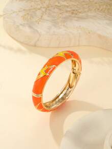 1 chiếc vòng tay hình tia sét phong cách Bohemian 18K thời trang, thích hợp cho bé gái và phụ nữ. - vòng tay họa tiết tia sét - Xem 5