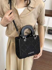 Tas Tangan Mewah Hitam untuk Wanita - Hitam - View 5