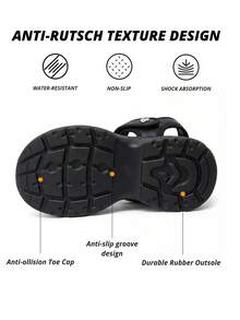 CAMEL CROWN Dép xăng đan thể thao thoải mái dành cho nữ, có hỗ trợ vòm chân, thích hợp cho đi bộ thư giãn ngoài trời, đi biển và các hoạt động dưới nước. - màu đen - Xem 2