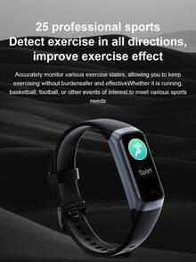 LIGE New Smart Bracelet: Splash-Proof, Activity Tracking, Weather Forecast, Music Playback, Call Reminder, Photo Timer - Multifunctional Smart Watch For Men And Women - View 8