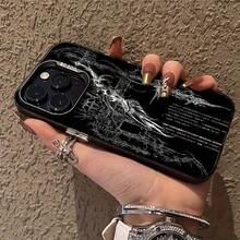 Funda Para TeléFono Gothic Angel, Con Un Exquisito DiseñO De Cruz Y Estilo Negro, Adecuada Para Las Series 16, 15, 14, 13, 12 Y 11 Pro, Fabricada En Material TPU, Que Ofrece ProteccióN Contra Golpes. Ideal Para Quienes Aprecian El Arte úNico, El Estilo GóTico Y Las Ocasiones Especiales Para Amigos, Familiares Y Seres Queridos, Como CumpleañOs Y. . . - Color 1 - Ver 5