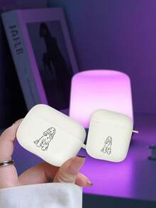 Thiết kế hình vẽ đường nét tinh tế của chú chó Cocker Spaniel, hộp đựng tai nghe có thể tháo rời phát sáng trong bóng tối, bề mặt mờ, chất lượng cao, dành cho Apple 4/3/1/2/Pro/Pro 2/Pro 3. Sản phẩm độc đáo, thiết kế chất lượng. - Xem 8