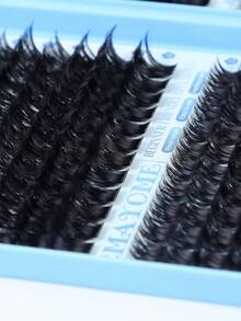 480/440/200PCS Lash Clusters DIY Lash Extension Kit Fluffy Wispy Dramatic Volume Beginner Friendly At Home Salon Look With Bond & Seal Kit Fluffy - Multicolor - View 7