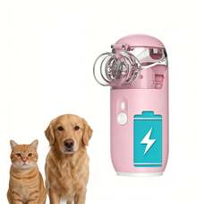 1 Pcs Pink Rechargeable Lithium Battery Handheld Nano Mist Sprayer, Portable Facial Steamer For Skincare, Home & Travel - Mist - 查看 6