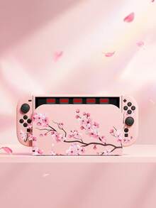 2025新款配件，粉色樱花图案保护壳/保护套，兼容Switch 2/Switch NS/Switch OLED/Lite，适用于Switch 2/Switch主机，全套包含收纳袋，Switch玩家的最佳礼物 - 彩色 - 查看 12