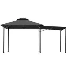 Devoko Patio Gazebos - Black - View 9