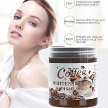 Muối tắm tẩy tế bào chết cà phê làm trắng da 350g, làm sạch sâu lỗ chân lông, làm sáng da, cải thiện làn da thô ráp, dưỡng ẩm và làm mịn da. - cà phê - Xem 4