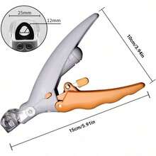 LED Pet Nail Clipper With Ergonomic Non-Slip Handle - Precise Cat & Dog Nail Trimmer For , Easy Grooming - Essential Pet Care Supply - 1 - View 8