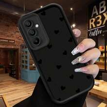 愛らしいデザインの耐衝撃レンズ保護ケースは、 Galaxy S25 S24 S23 S22 FE A54 A55 A34 A35、Apple  15 16 Pro Max 17 Airに適しています。 - ブラック - チェックする 4