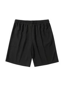 2 piezas Conjunto de estilo japonés para hombres con estampado de grulla y árbol de pino, camiseta de manga corta + pantalones cortos casuales, conjunto de ropa deportiva casual de verano - Verde - Ver 6