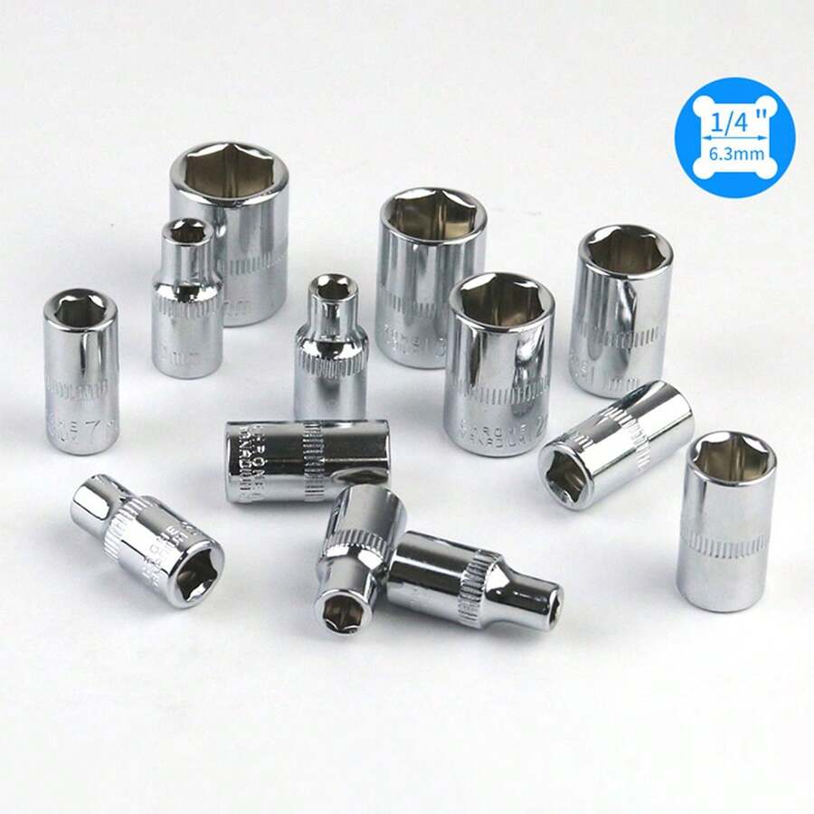 1/4 Sleeve Short Sleeve, Sleeve Head Sleeve Head Quick Auto Repair Machine Tool - A - View 1