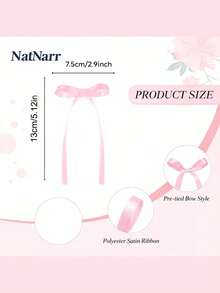 10/20 chiếc nơ hồng trang trí bánh, nơ ruy băng hoa dùng để gói quà, trang trí bánh, phụ kiện nơ thủ công, phụ kiện trang sức và tóc tự làm. - Nhiều màu - Xem 10
