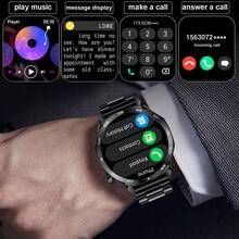 Brand New Smart Watch With 1.46-Inch Touchscreen, Fashionable Strap, Provides Multiple Functions Including Call & Message Alerts, 100+ Sports Modes, Camera Control, Pedometer, Music Control, Alarm, Compatible With IOS/Android - Multicolor - View 7