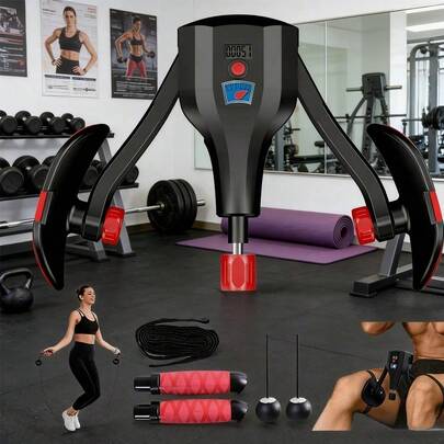 1 Set Leg Clamp Machine, Kegel Trainer with 60KG Resistance for Beautiful Legs, Thigh Slimming Device, Pelvic Floor Muscle Fitness Equipment, Suitable for Both Men And Women with Straps
