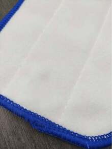 1/2/4pcs Replacement Mop Pads Compatible With Bona Mops, Flat Adhesive Fiber Cloth Blue Striped Cleaning Cloth Accessories - 藍色 - 查看 5