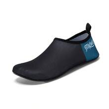 FFBLWEI 男女通用水鞋防滑沙滩袜，适合游泳、河流、泳池、湖泊、冲浪、瑜伽 - 黑色 - 查看 8