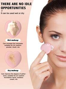 29件套完整化妆工具套装，19件专业化妆刷+海绵+粉扑，面部及眼部彩妆一体式化妆套装 - 粉色 - 查看 8