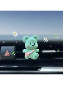 1 pieza Difusor de fragancia en forma de oso para rejilla de ventilación de coche (incluye 2 hojas de fragancia sólida con aroma a osmanto) - Unitalla - Ver 14
