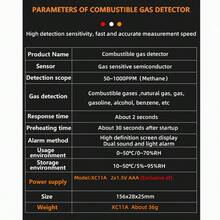 多气体探测器，家用燃气泄漏报警器，快速响应双重报警，厨房安全卫士 - 橘色 - 查看 4
