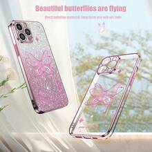 Tương thích với ốp lưng điện thoại 17 Pro Max, vỏ bảo vệ cao cấp với các lỗ chống bụi, viền dày, tương thích với Samsung Galaxy S24 Ultra/S24 Plus/S24, S23 Ultra/S23 Plus/S23, S22 Ultra/S22 Plus/S22, S21 Ultra/S21 Plus/S21 FE, S20 Ultra/S20 Plus/S20 FE, A5x/C1 2 3 4 5 6 7 8 9/9 8 7 6 5 4 3 2 1 - Màu hồng/có dây buộc - Xem 2