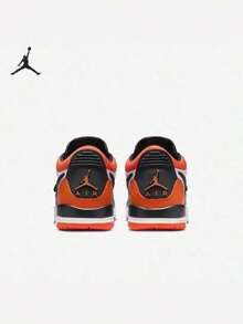 Zapatillas de baloncesto Air Jordan Legacy 312 para niños grandes - Negro/Naranja/Blanco - Ver 1