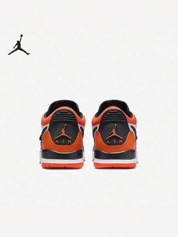 Zapatillas de baloncesto Air Jordan Legacy 312 para niños grandes - Negro/Naranja/Blanco - Ver 1