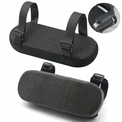 1pc Memory Foam Armrest Pad/Cover For Office Chair Armrest