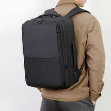 Large Capacity Multi-Function Lightweight Travel Backpack, Business Commute Laptop Backpack With High-End Feel For Men - Multicolor - View 5