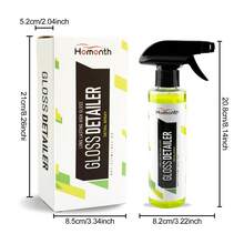 Spray de detalle brillante, spray de detalle de alto brillo para automóviles, fórmula de remoción rápida de arañazos y protección de pintura, fácil de usar, adecuado para automóviles, SUV, motocicletas y vehículos recreativos, accesorios de detalle automotriz profesionales para iluminación de exposición y cuidado de pintura de larga duración - A - Ver 2