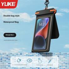 Yuke Double Layer Waterproof Phone Case Touch Screen Transparent Dry Bag Sealed Pouch Pool Beach Cruise Essentials For Swimming Snorkeling Diving Drifting Photography - Multicolor - View 14