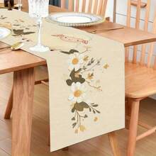 1 pezzo Runner da tavolo in poliestere tessuto con motivo a pecora, disponibile in varie misure, lavabile in lavatrice, resistente al calore e alle macchie, facile da pulire. Adatto per la decorazione del tavolo, feste, regali, forniture per la casa e decorazioni per interni. - Multicolore - Visualizzare 7