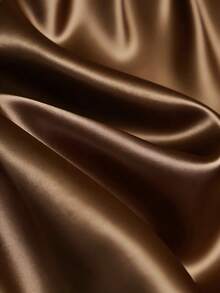 Áo hai dây satin ren mùa hè dành cho nữ, cổ chữ V, thiết kế bất đối xứng, thời trang và thanh lịch, phù hợp cho các buổi hẹn hò, tiệc tùng và các dịp khác. - màu nâu - Xem 4