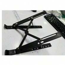 7-Level Adjustable Ergonomic Laptop Stand, Foldable Design, Made Of ABS Metal Material, Sturdy And Durable, With Multi-Angle Support And Excellent Heat Dissipation, Suitable For Laptops, Smartphones, Tablets And Other Desktop Devices - View 8