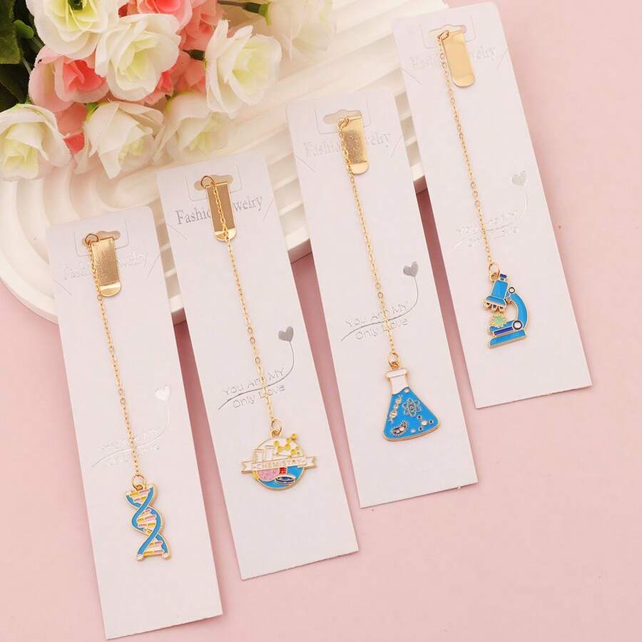 Mặt dây chuyền hình nguyên tố hóa học bằng hợp kim sáng tạo mới, dùng làm thẻ đánh dấu sách, phần thưởng cho học sinh, quà lưu niệm du lịch, quà tặng. - Phiên bản nguyên tố hóa học - Xem 1