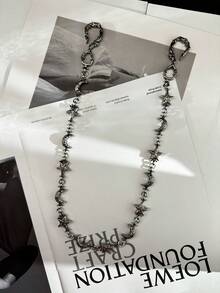 DIY星月裤链 时尚男女配饰 Y2K风格 甜美又酷炫 街头嘻哈机车裤链 - 銀色 - 查看 5