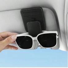 Multi-Function Car Sun Visor Glasses Clip Card Ticket Organizer, Fashionable Car Interior Accessories - A - View 4